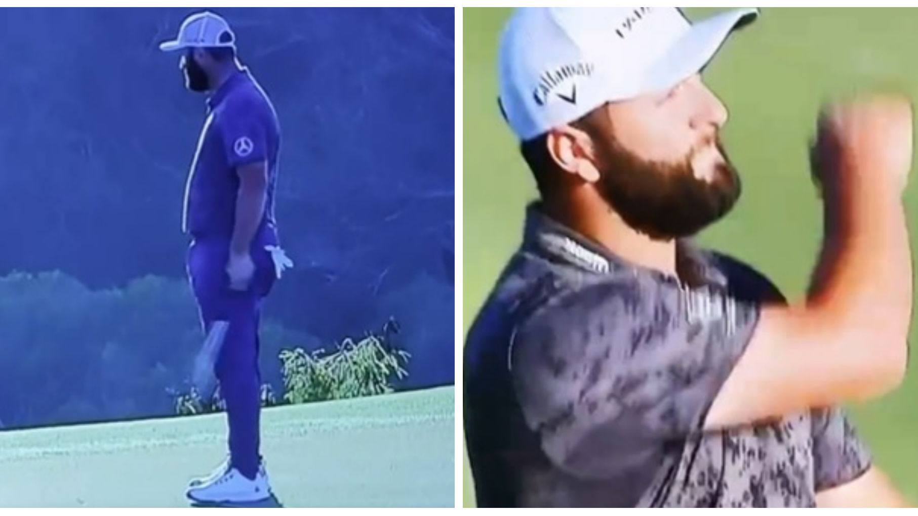 WATCH: Stroppy Jon Rahm LAUNCHES golf ball after missing birdie putt
